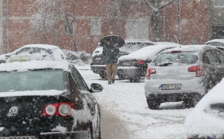 U BiH na snazi žuti meteoalarm: Upozorenje zbog jakih snježnih padavina